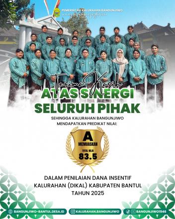 Penilaian Dana Insentif Kalurahan (DIKAL) Kabupaten Bantul Tahun 2025